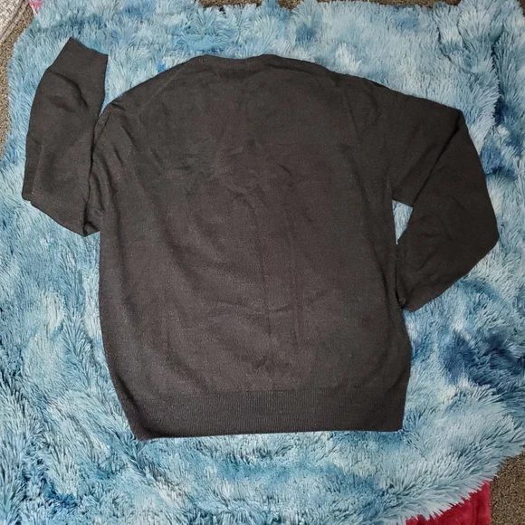 DOCKERS~ CREWNECK GRAY SWEATER - Picture 5 of 7